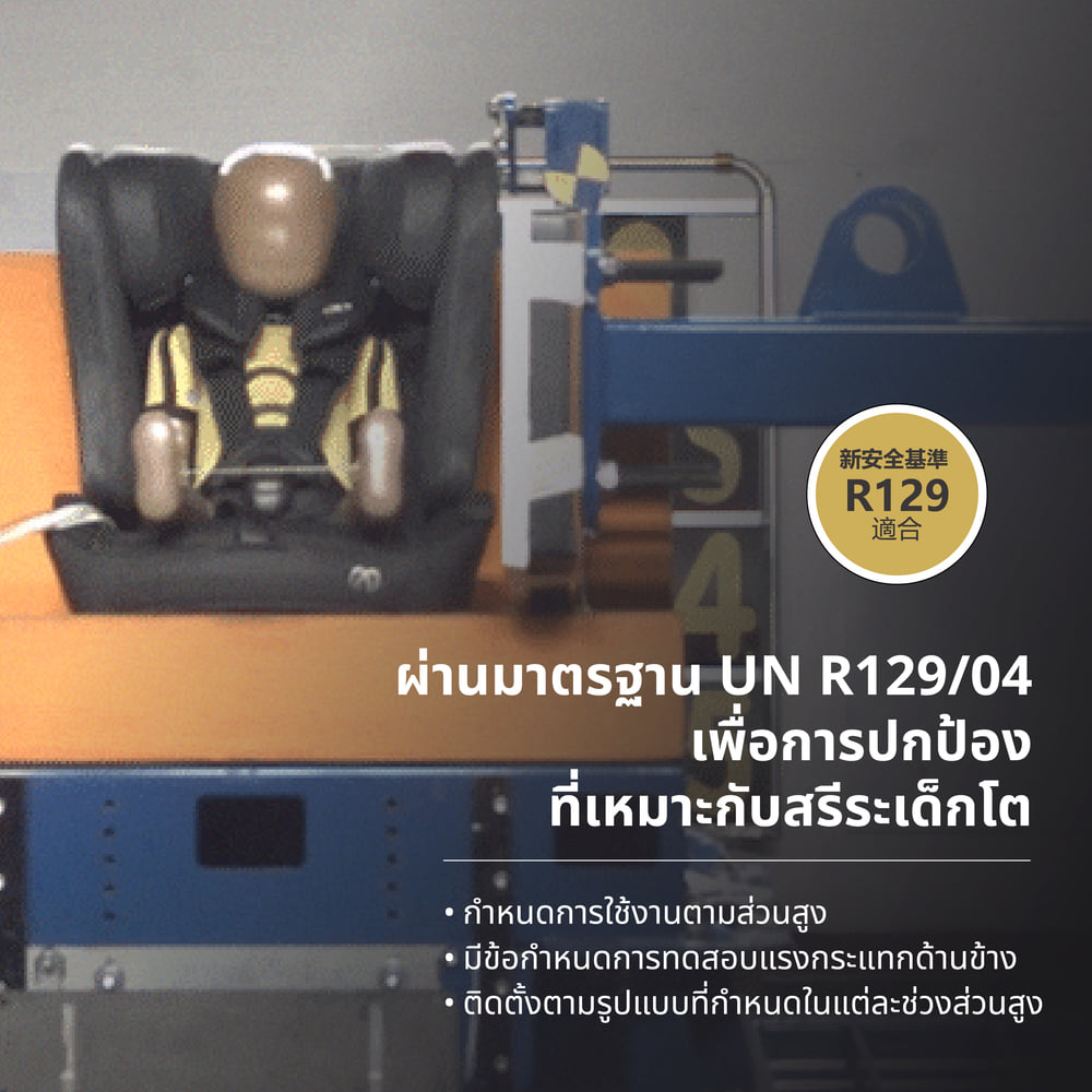 คาร์ซีทเด็กโต 1–10 ปี AILEBEBE รุ่น PAPATTO R2 สีงาช้าง_8